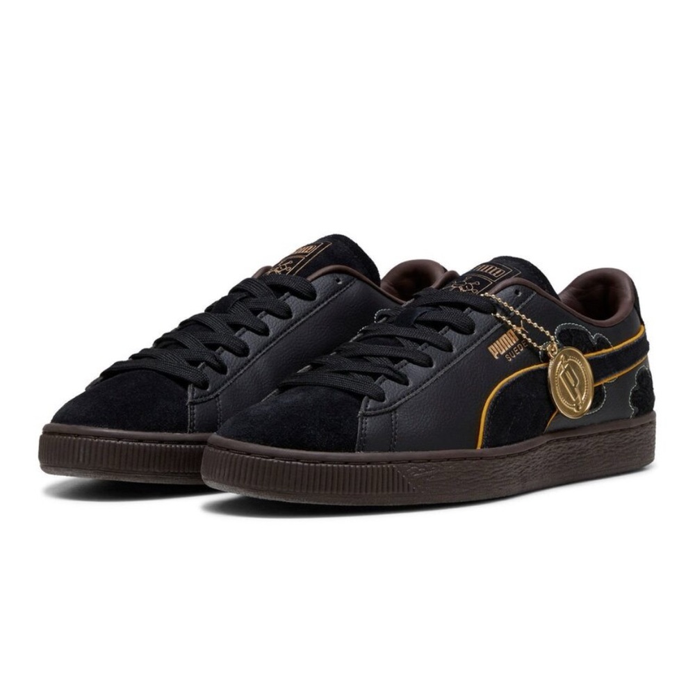NWT PUMA x One Piece Suede Blackbeard Athletic Shoe - Black / Regal Red